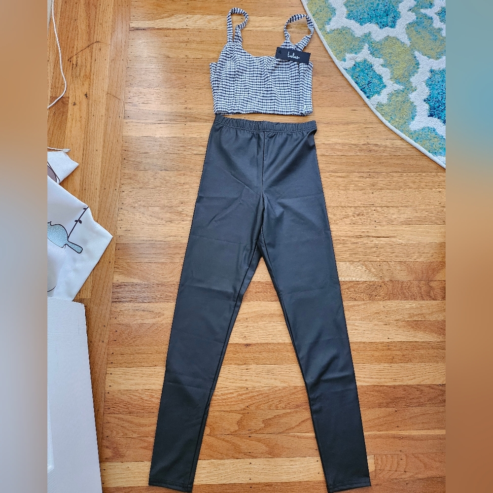 Crop top and legging set